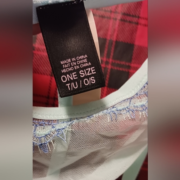 Never worn Victoria Secret blue split front baby doll lingerie size 36C 2 piece - Picture 6 of 11